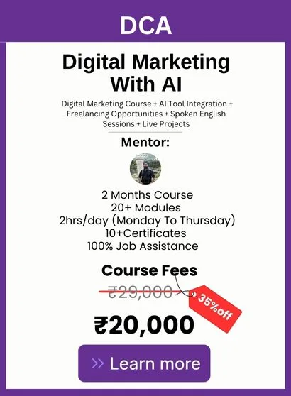 Best Digital Marketing Course & Institute in Faridabad With Placement