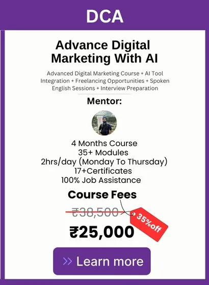 Best Digital Marketing Course & Institute in Faridabad With Placement