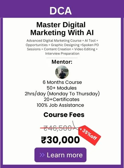 Best Digital Marketing Course & Institute in Faridabad With Placement